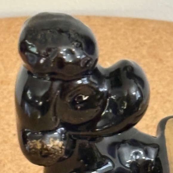 Vintage Mid-Century Desk Display Ceramic Poodle Pen Holder - Japan - Picture 5 of 17